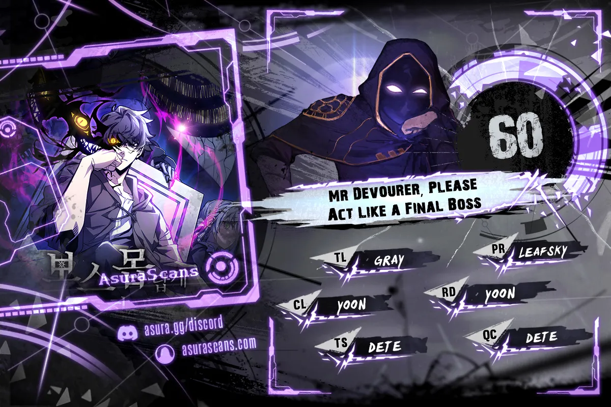 Mr Devourer, Please Act Like a Final Boss Chapter 60 scans online, Read Mr Devourer, Please Act Like a Final Boss Chapter 60 in English for free, read Mr Devourer, Please Act Like a Final Boss Chapter 60, Mr Devourer, Please Act Like a Final Boss Chapter 60 asura scans, Mr Devourer, Please Act Like a Final Boss Chapter 60 asura, Mr Devourer, Please Act Like a Final Boss Chapter 60 at asura scans