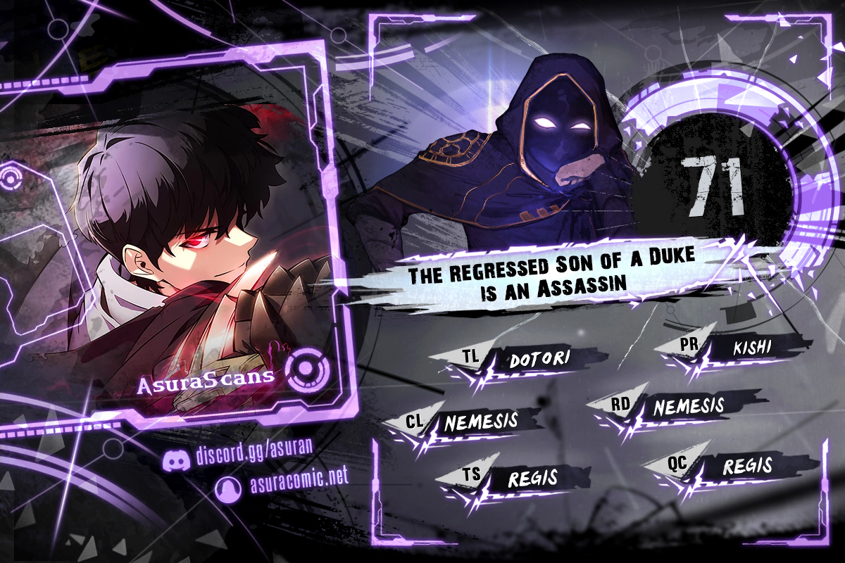 The Regressed Son of a Duke is an Assassin Chapter 71 scans online, Read The Regressed Son of a Duke is an Assassin Chapter 71 in English for free, read The Regressed Son of a Duke is an Assassin Chapter 71, The Regressed Son of a Duke is an Assassin Chapter 71 asura scans, The Regressed Son of a Duke is an Assassin Chapter 71 asura, The Regressed Son of a Duke is an Assassin Chapter 71 at asura scans